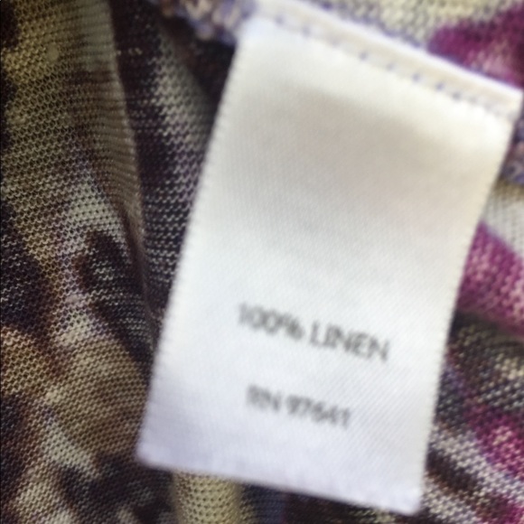 Flowing J. Jill Linen Tank S talk - Picture 5 of 8